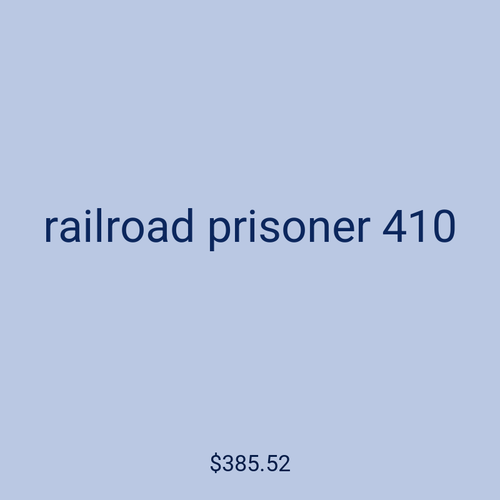 railroad prisoner 410