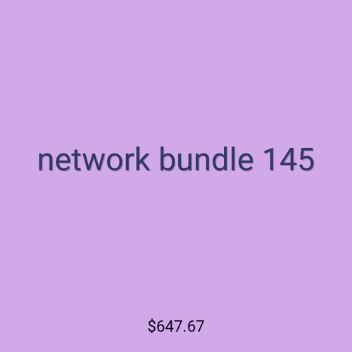network bundle 145