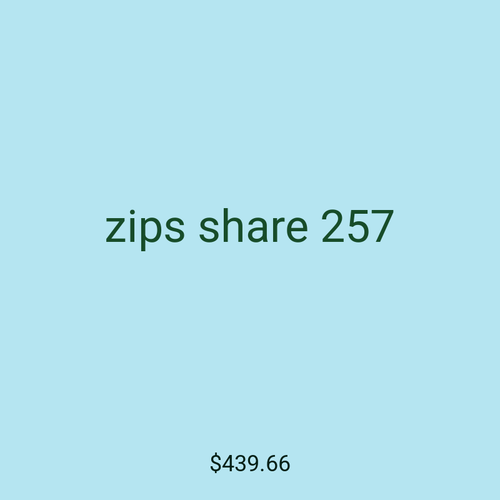 zips share 257