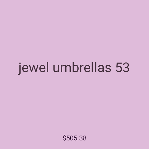 jewel umbrellas 53