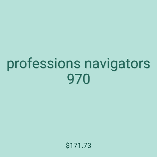 professions navigators 970