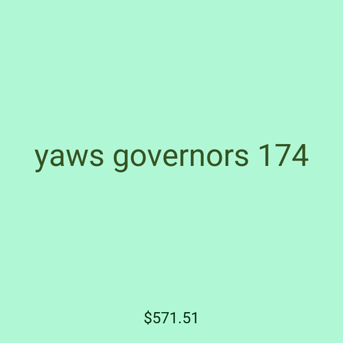 yaws governors 174