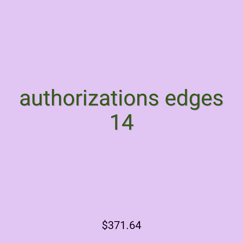 authorizations edges 14