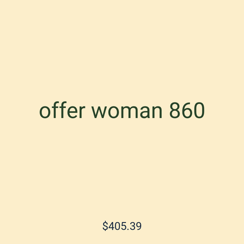 offer woman 860