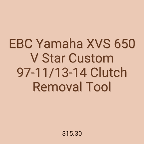 EBC Yamaha XVS 650 V Star Custom 97-11/13-14 Clutch Removal Tool