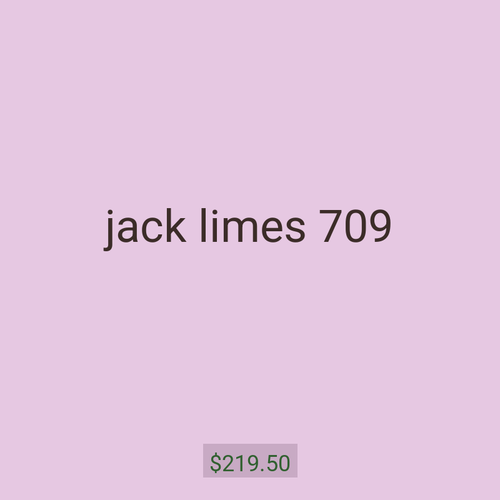 jack limes 709