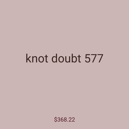 knot doubt 577