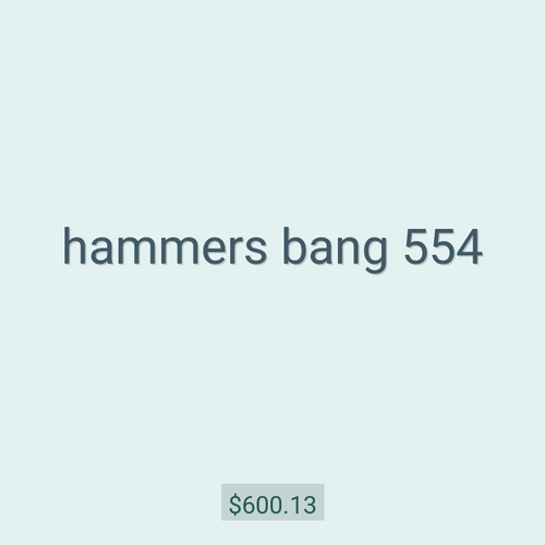 hammers bang 554