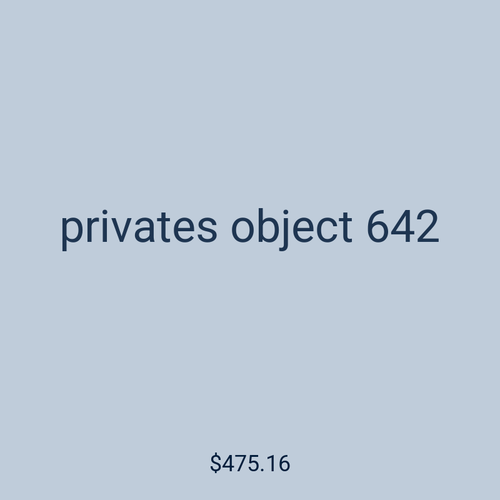 privates object 642