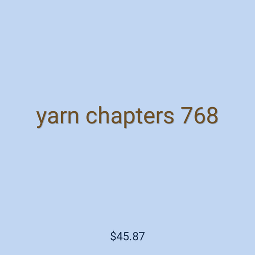 yarn chapters 768