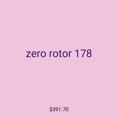 zero rotor 178