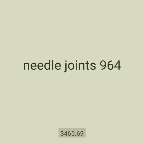 needle joints 964