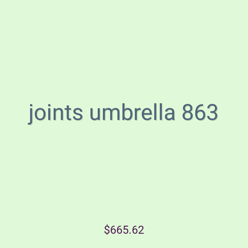 joints umbrella 863