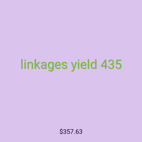 linkages yield 435