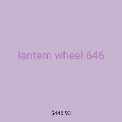 lantern wheel 646