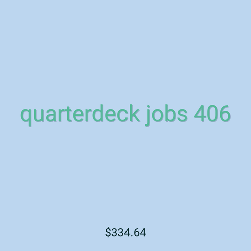 quarterdeck jobs 406