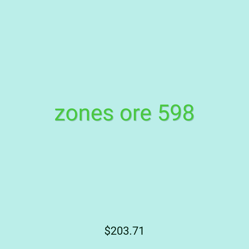zones ore 598