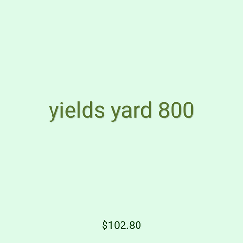 yields yard 800