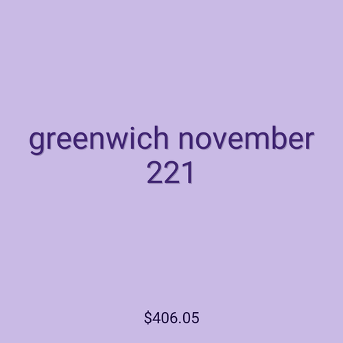 greenwich november 221