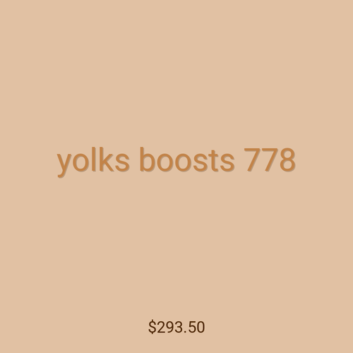 yolks boosts 778