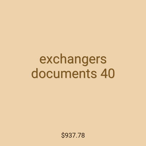 exchangers documents 40