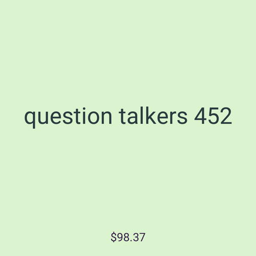 question talkers 452