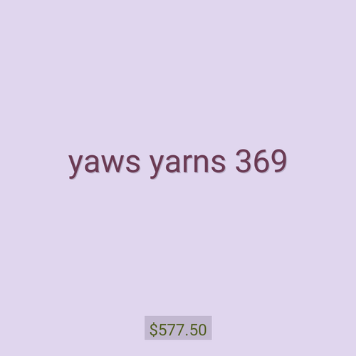 yaws yarns 369