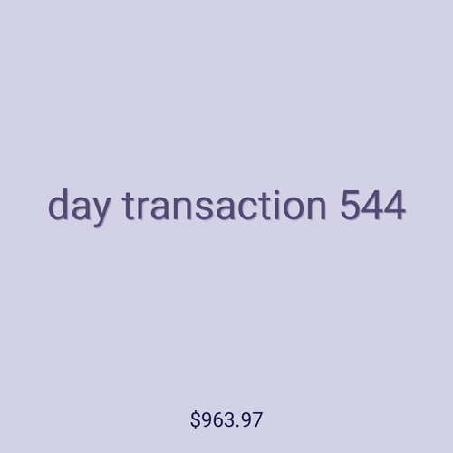 day transaction 544