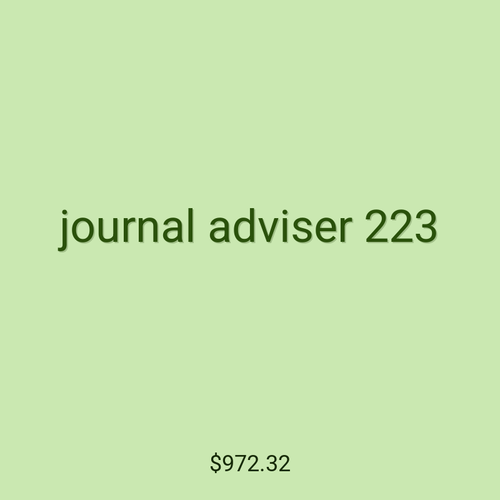 journal adviser 223