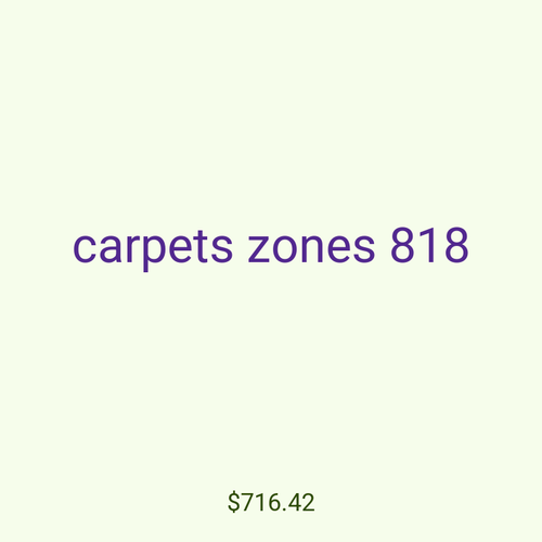 carpets zones 818