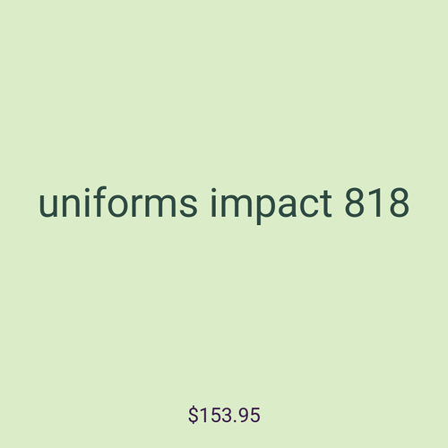 uniforms impact 818