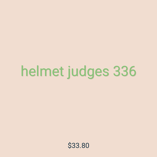 helmet judges 336
