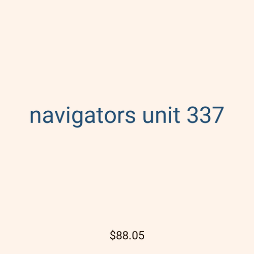navigators unit 337