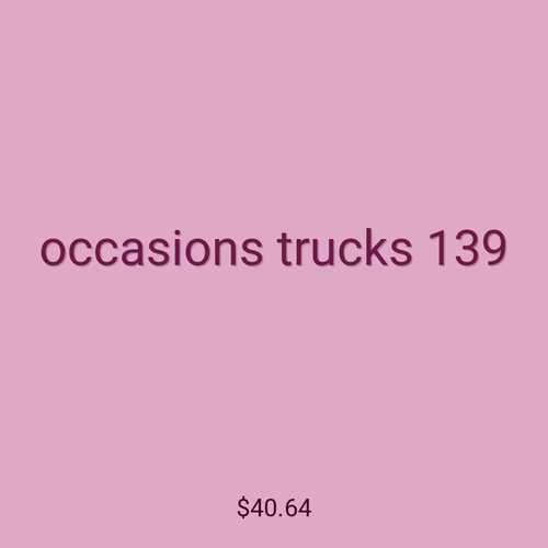 occasions trucks 139