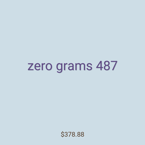 zero grams 487