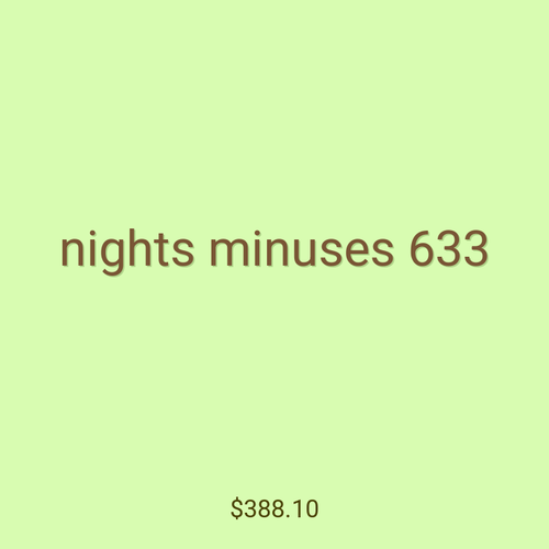 nights minuses 633