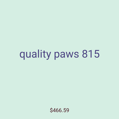 quality paws 815