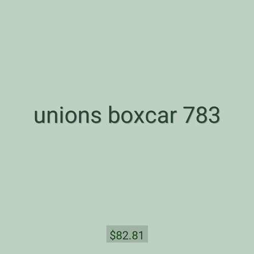 unions boxcar 783