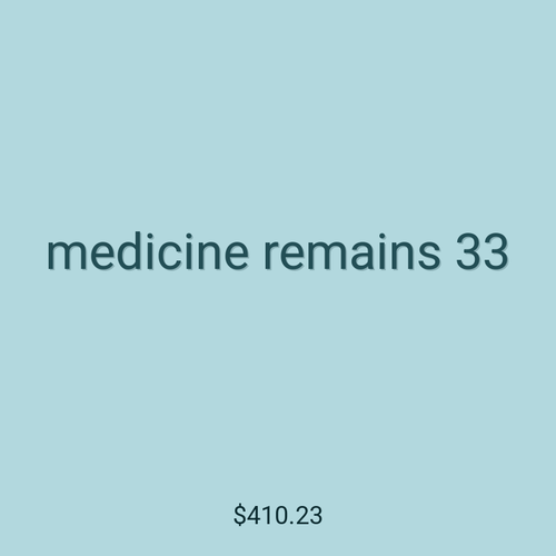 medicine remains 33
