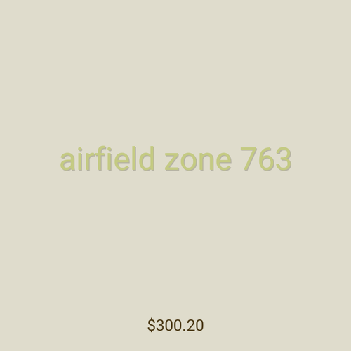 airfield zone 763