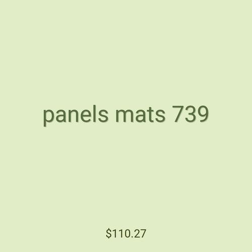 panels mats 739