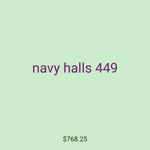 navy halls 449