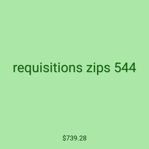 requisitions zips 544