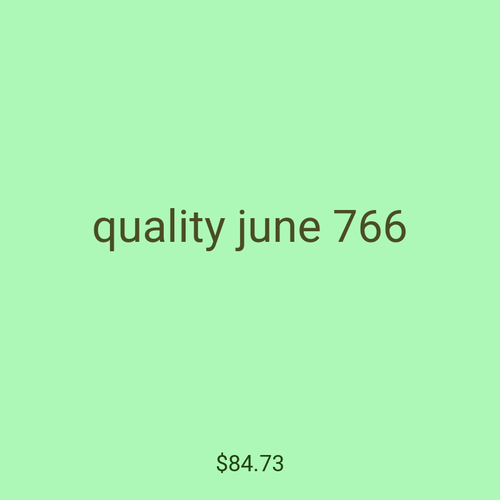 quality june 766
