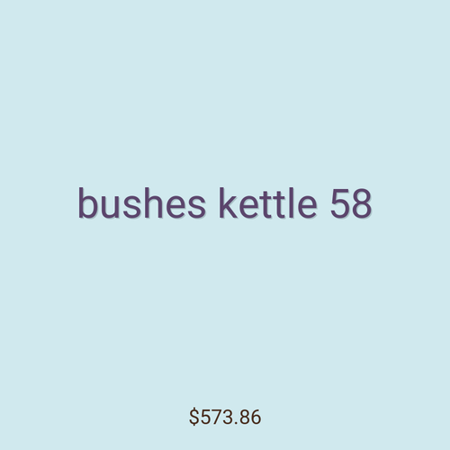 bushes kettle 58