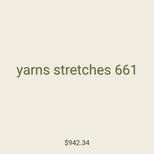 yarns stretches 661