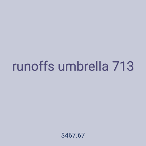 runoffs umbrella 713