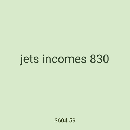 jets incomes 830