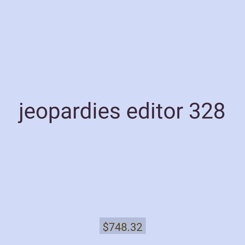 jeopardies editor 328