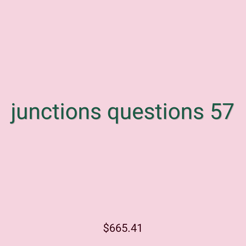 junctions questions 57